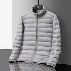 Markus | Gesteppte Jacke Herren modern & lässig in Grau