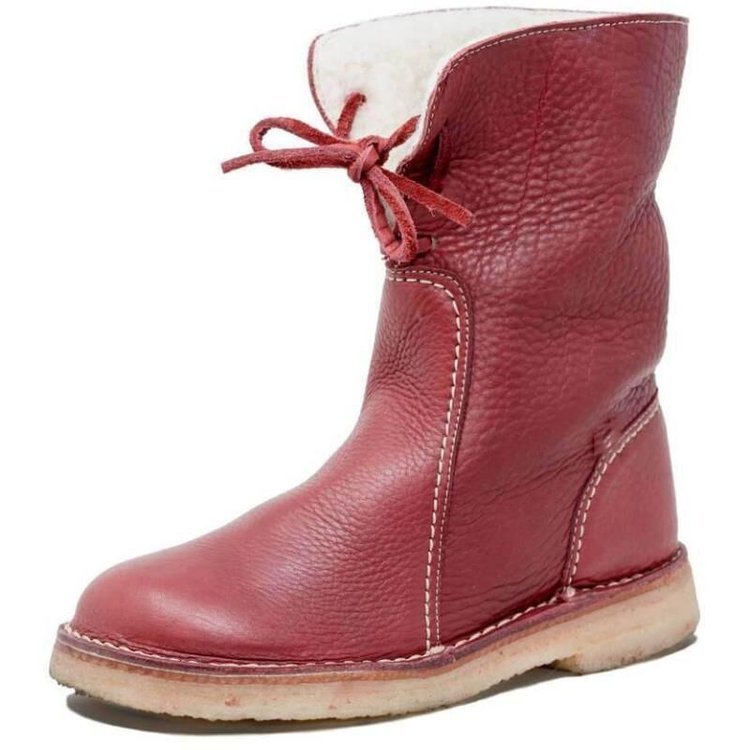 Amanda – Winterstiefel im Vintage-Stil – Fellgefüttert