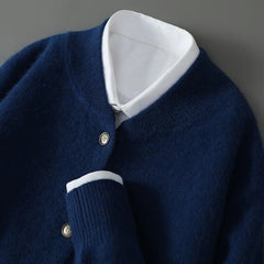JOSEF - STRICKJACKE AUS KASCHMIR in Blau