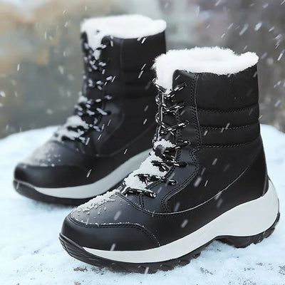 Damen Plateau-Schneestiefel | Lässig