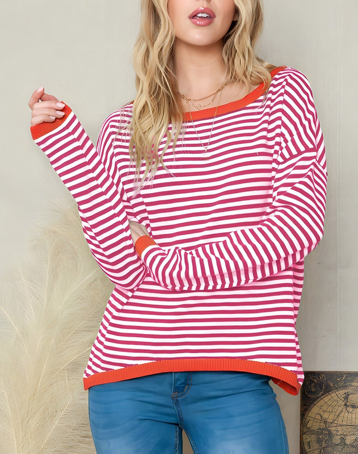 Milanie - Gestreifter Pullover