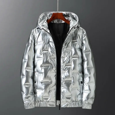 Herren Winter Daunen Jacke | mit Kapuze