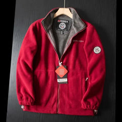 Norway™ - Premium Fleece Weste in Rot