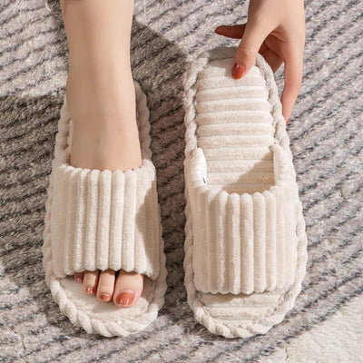 Unisex Hausschuhe mit Offenen Zehen | Drinnen