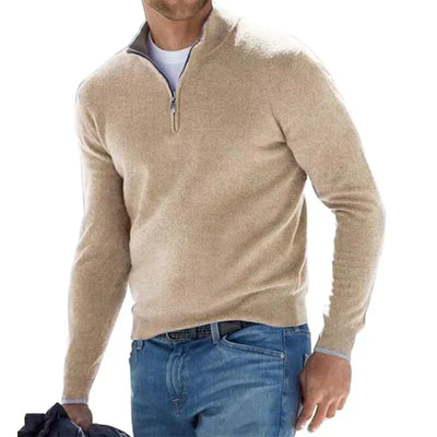 Ralf Polo - Modischer Reißverschluss-Pullover für Männer