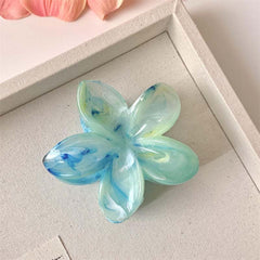 Micara - Marbled Blossoms - Haarschmuck in Blau