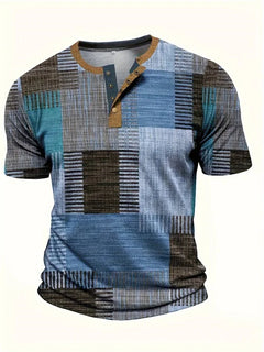 Veyric - Soft-Touch-Kurzarmhemd in Blau