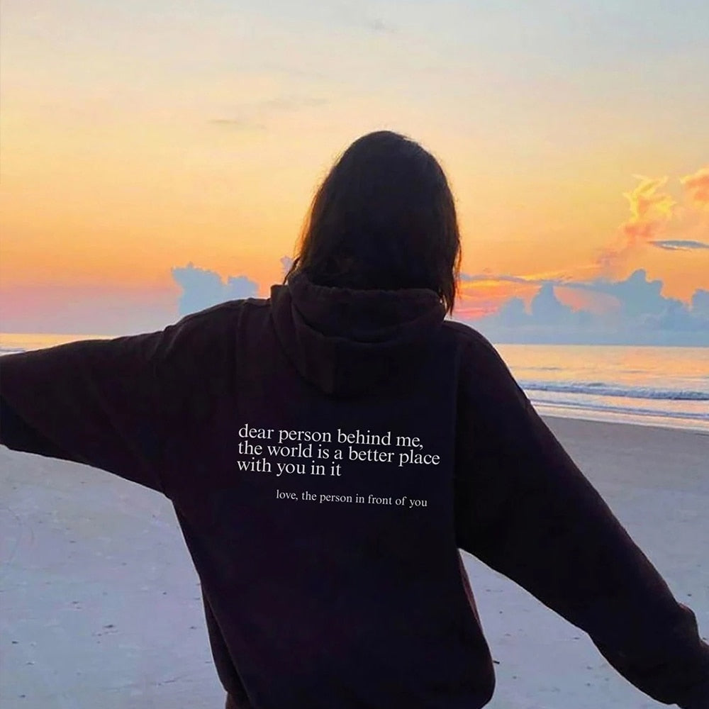 Warmer Unisex-Kapuzenpullover mit Aufdruck | Langarm