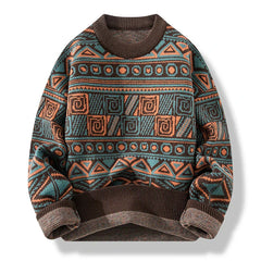 Benjamin | Vintage Icelandic Sweater in Brown