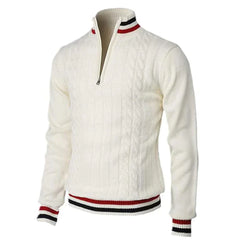 Tristan - Eleganter Pullover für Herren in Weiß