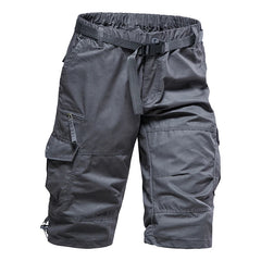 Nariko | elastische Cargo-Hose in Grau