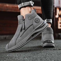 Milano Drive™ Stiefel aus wasserdichtem italienischem Wildleder / Komfort, Traktion und Dämpfung der neuesten Generation! in Grau