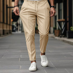 Valerius™-Hose in Schneiderkunst mit Komfort-Schnitt / Minimalismus auf hohem Niveau! in Khaki