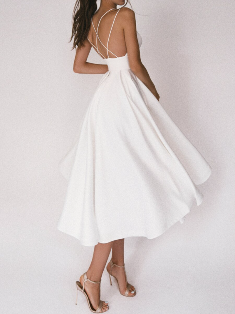 Kali - Elegantes Kleid mit V-Ausschnitt