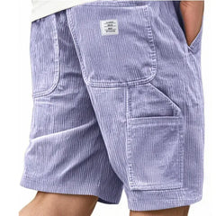 Lucas - Veredelte Cargoshorts in Lila