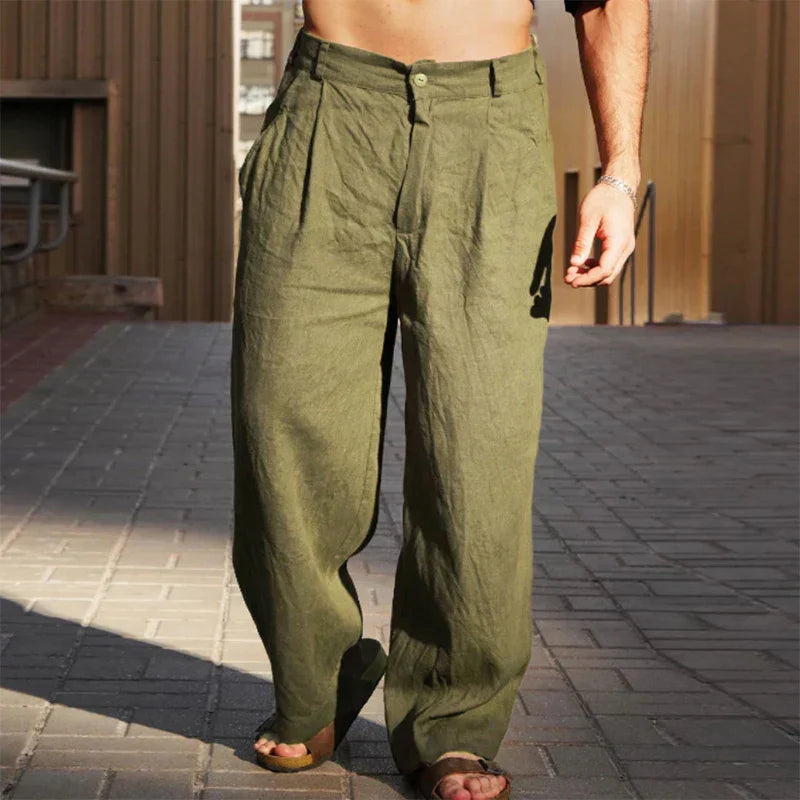 Romeo | WEITE LEINENHOSE