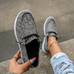 Ilyana | Damen Ultra-Leichte Komfortschuhe – Schuhe Leicht Aktiv in Dunkelgrau