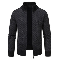 Nathan - Strickjacke in Schwarz