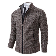 Anton | Eleganter Premium-Cardigan in Braun