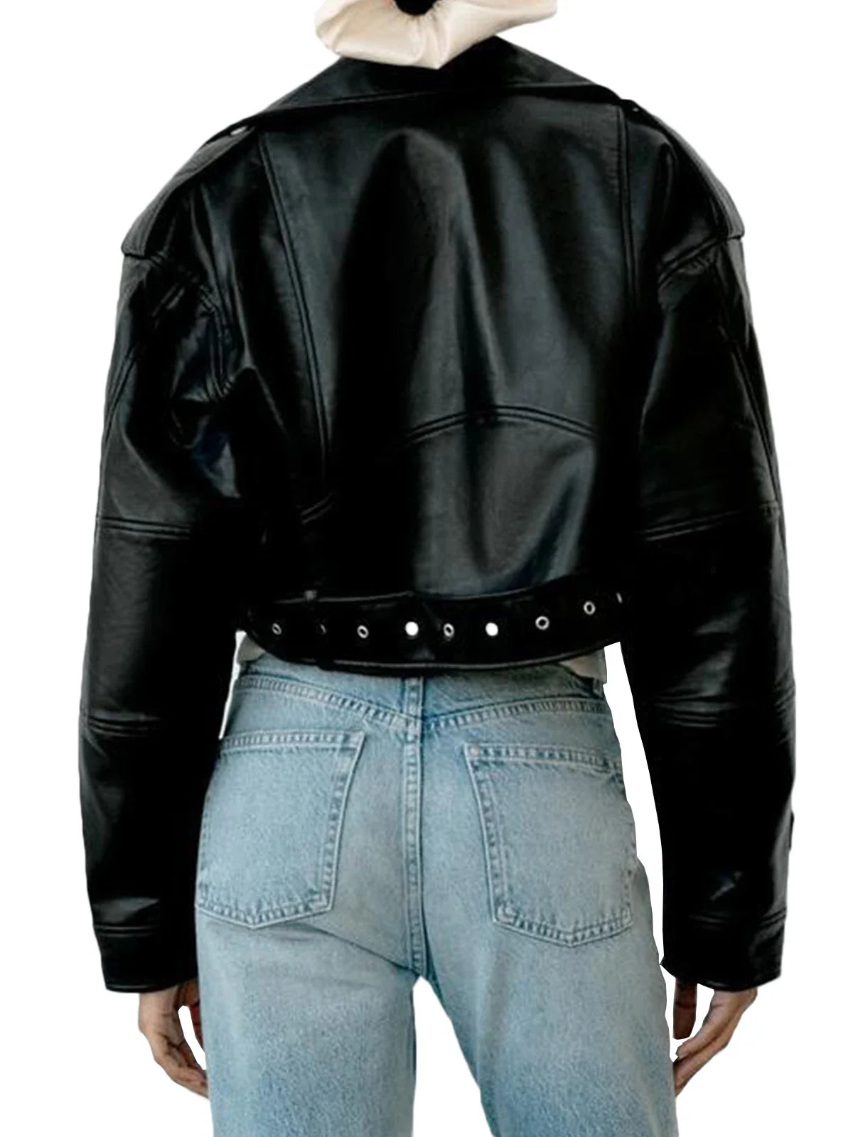 Klassische Damen Bikerjacke | Lässig