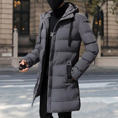 Luxuriöse Steppjacke für Herren in Grau
