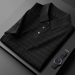 Christian - Premium polo shirt in Schwarz