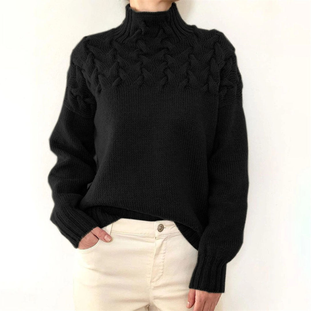 Damen Rollkragen Strickpullover | Winter
