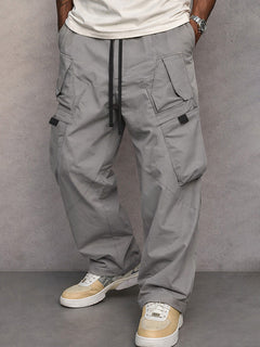 Fenix - Soft-Touch Cargo-Jogginghosen in Mittelgrau