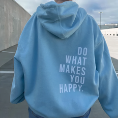 Lola | Oversized Hoodie in Blau