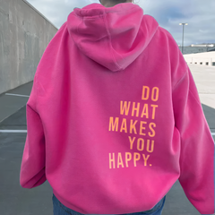 Lola | Oversized Hoodie in Dunkel rosa (Fast ausverkauft)