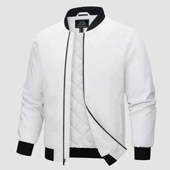 Warme Winterjacke für Männer - Mathias in Weiß
