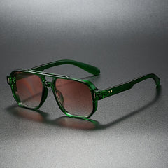 Nariko | Pilotenbrille ( 1+1) Gratis in Grün / Tee
