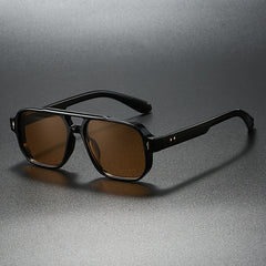 Nariko | Pilotenbrille ( 1+1) Gratis in Schwarzer/Heller Tee