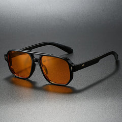 Nariko | Pilotenbrille ( 1+1) Gratis in Schwarz/Orange