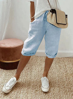 Mavis | Bequeme und modische Sommerhosen in Blau