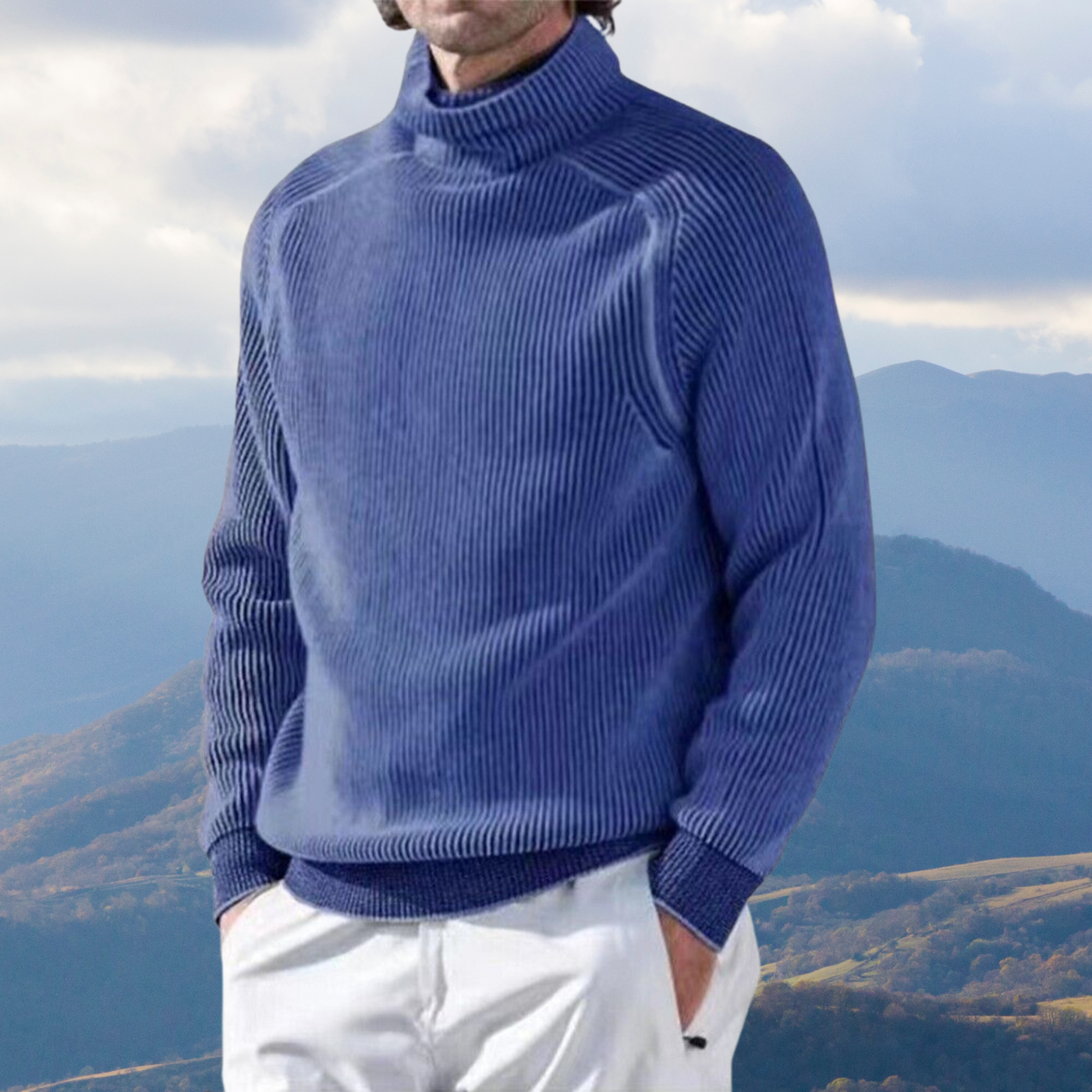 Dicker Rollkragenpullover für Männer