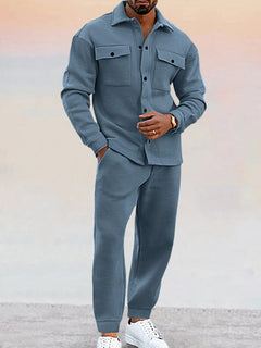 Edsel - Jacke und Jogginghose - Koordiniertes Set in Blau