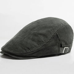 Beeckhoven™ | Stylish Corduroy Cap in Olivgrün