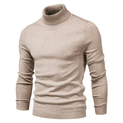 Nicolas - Stilvoller Rollkragenpullover in Beige