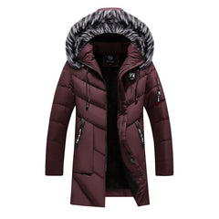 Kevin - Warme Winterjacke in Rot