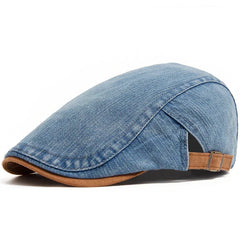 Otto | Premium Denim Flat Cap für Herren (1+1 GRATIS) in Blau