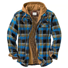Artisan - Herrenjacke mit Kapuze in Dunkelblau