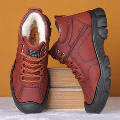 Graham - Bequeme Winter Wanderschuhe in Rot