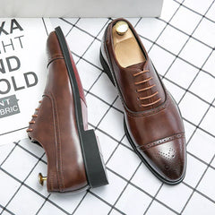 Paul | Herren Orthopädie Oxford Schuhe in Braun