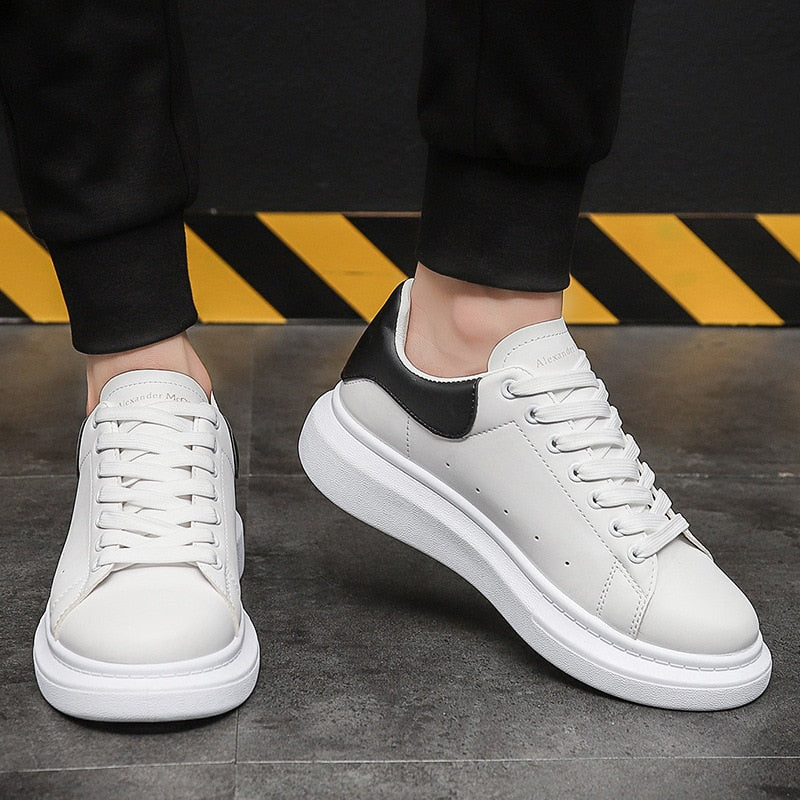 Plattform-Schnürsneaker für Herren