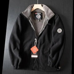 Norway™ - Premium Fleece Weste in Schwarz