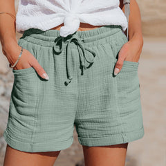Anika - Sommershorts - Shorts mit Taschen in Grün
