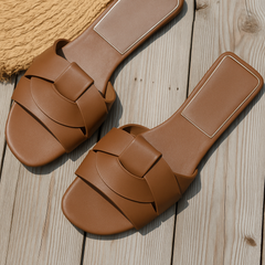 Jessie | Gepolstert Blockabsatz Schuhe in Braun