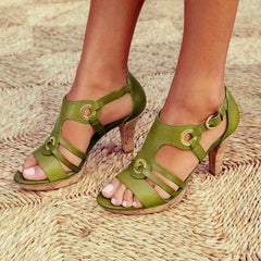 Mya® | Sandale (Stabilität, Komfort + Ferse) Trend der Saison! in Grün
