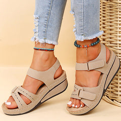 Valerie | Fußgewölbestütze Leicht Sandalen in Beige